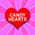 Candy Hearts Fun Stickers