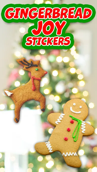 Скриншоты Gingerbread Joy Stickers
