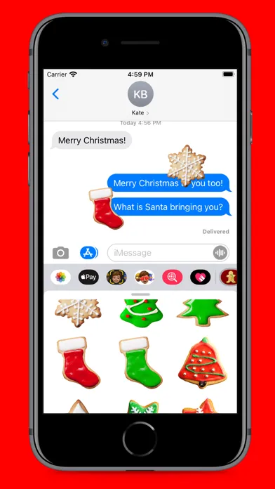 Скриншоты Gingerbread Joy Stickers