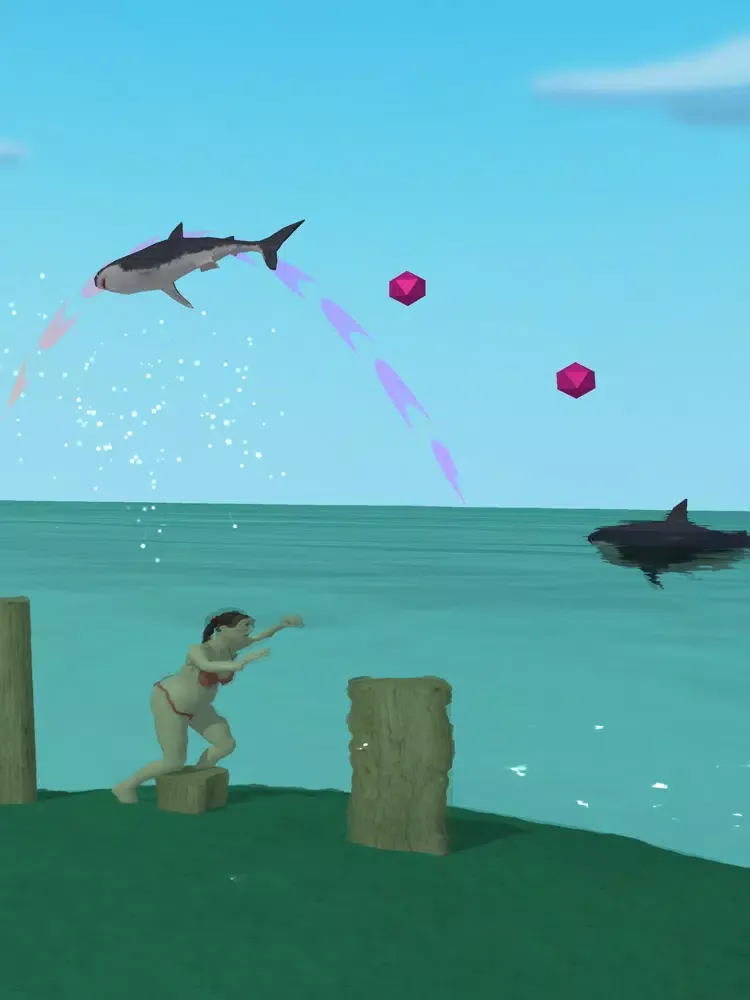 Dive The Shark 3D iPad  Ekran Görüntüleri