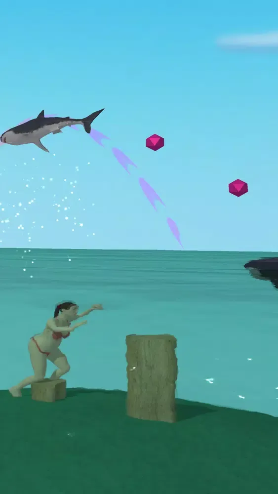 Dive The Shark 3D Ekran Görüntüleri