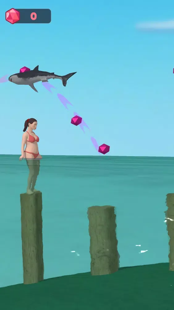 Dive The Shark 3D Ekran Görüntüleri
