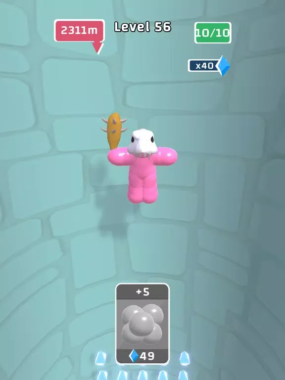 Falling Boy 3D iPad  स्क्रीनशॉट