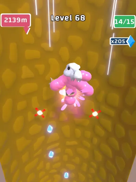 Falling Boy 3D iPad  स्क्रीनशॉट