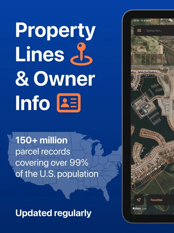 Parcel Map: Public Land Data iPad  Screenshots