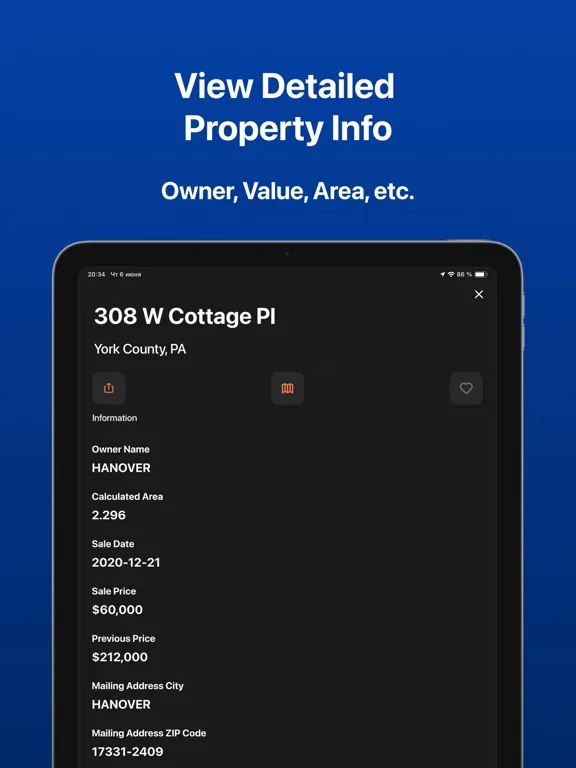 Parcel Map: Public Land Data iPad  Screenshots