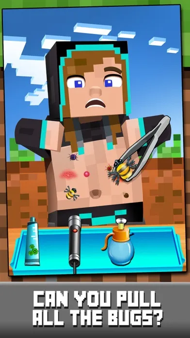 ภาพหน้าจอของ Block Doctor's Hospital Craft Salon - Pocket Mine Edition