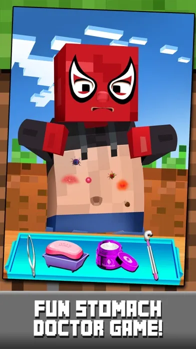 ภาพหน้าจอของ Block Doctor's Hospital Craft Salon - Pocket Mine Edition