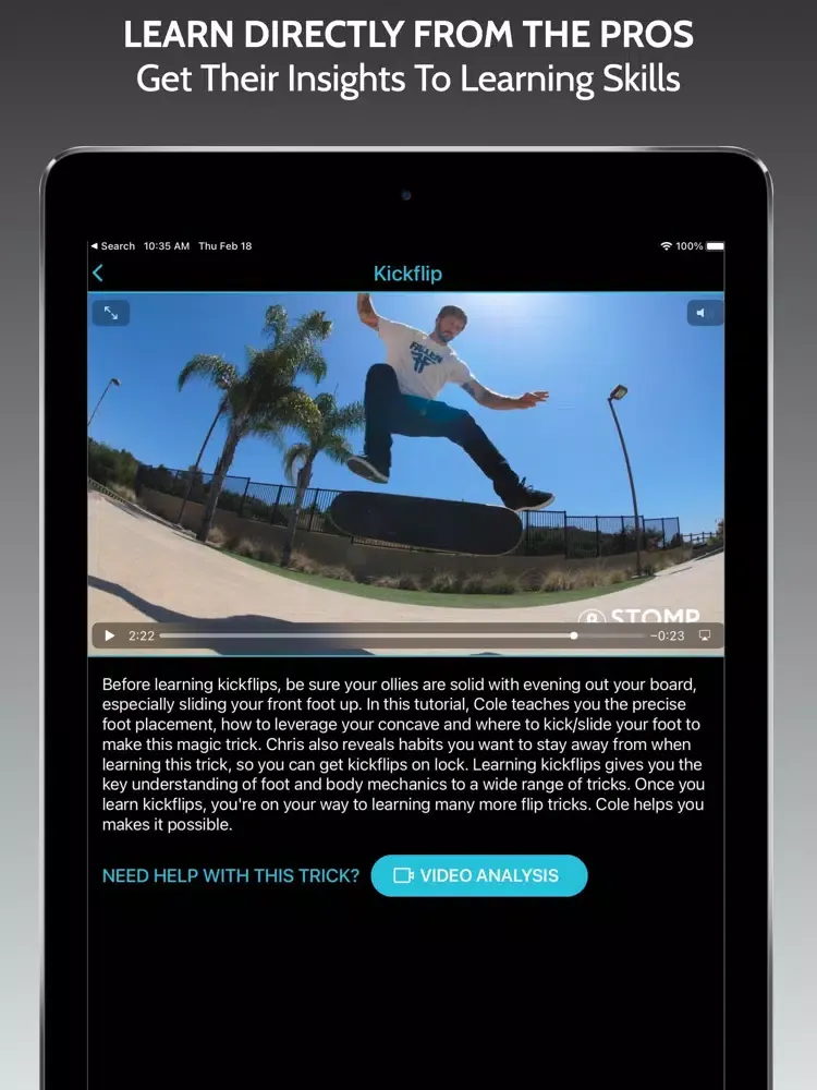 Stomp Sessions - Learn Sports iPad  스크린샷
