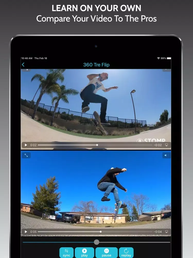 Stomp Sessions - Learn Sports iPad  스크린샷