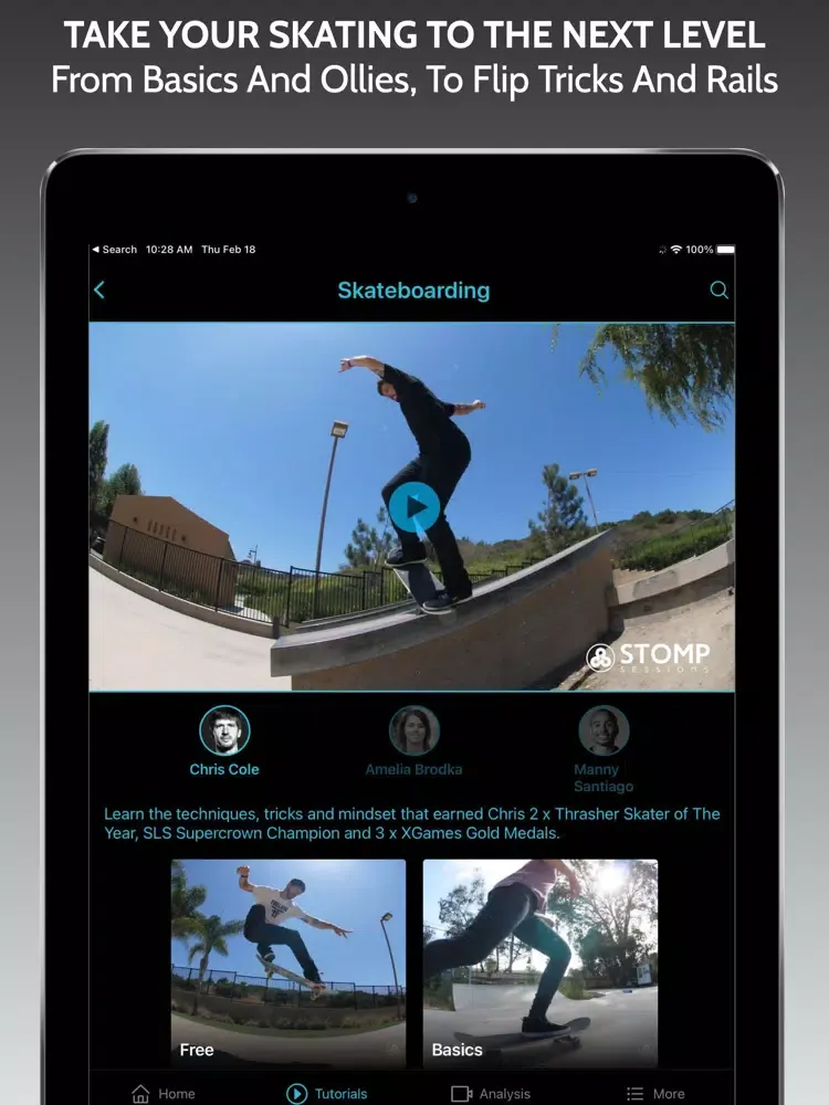 Stomp Sessions - Learn Sports iPad  스크린샷