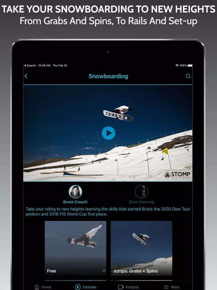 Stomp Sessions - Learn Sports iPad  스크린샷