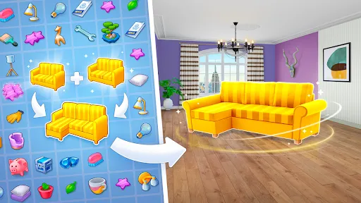 Merge Design: Home Makeover スクリーンショット