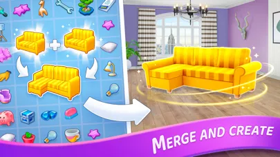 Capturas de tela do Merge Design: Home Makeover