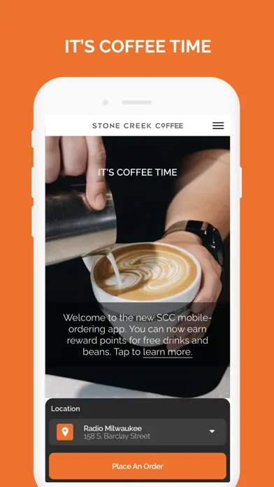 Capturas de pantalla de Stone Creek Coffee To Go