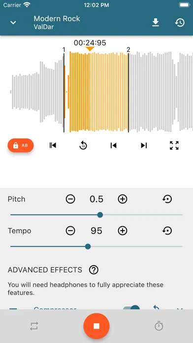 Up Tempo: Pitch, Speed Changer應用截圖