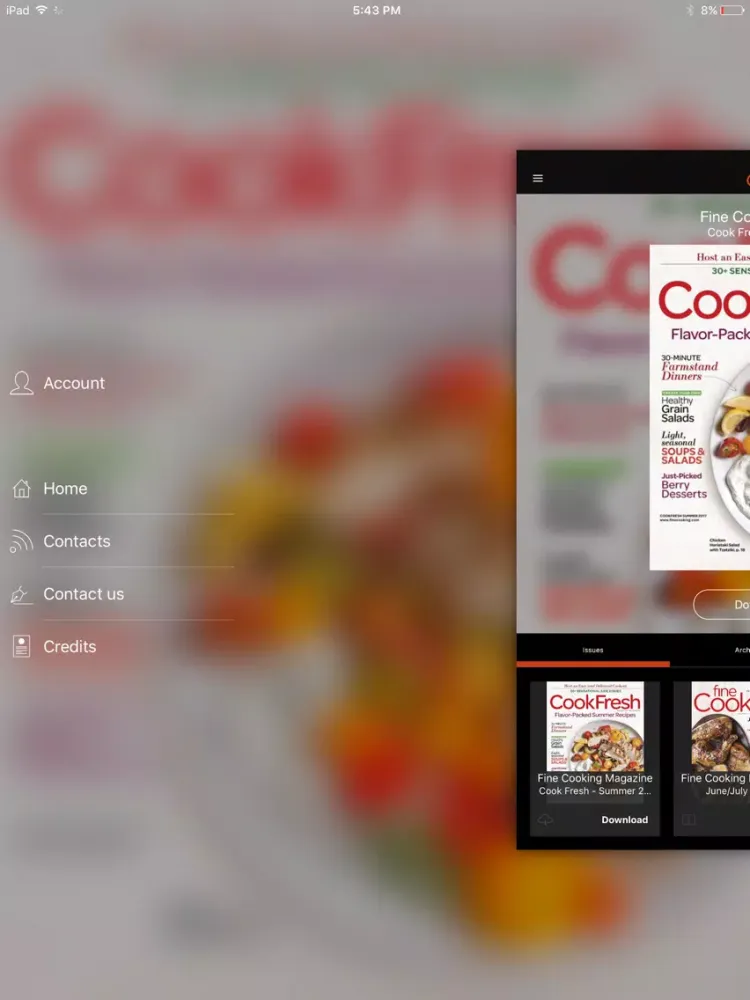 Fine Cooking Magazine iPad  سکرین شاٹس