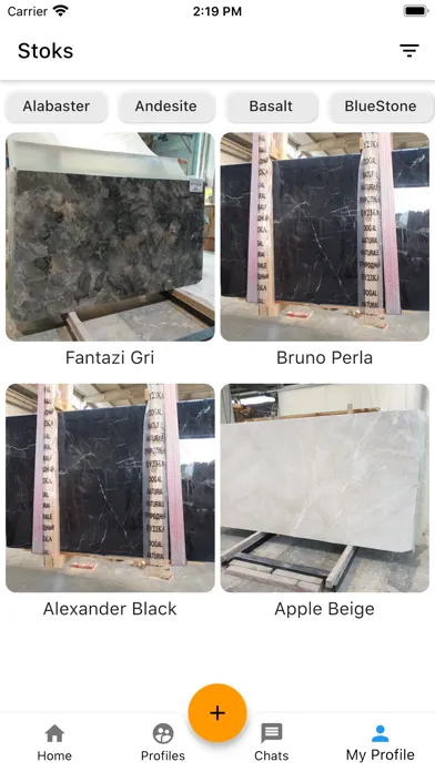 Capturas de tela do Stone Stok