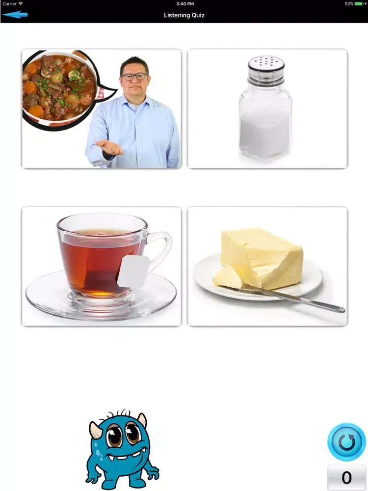 Tangkapan layar Stoney Nakoda Language iPad 