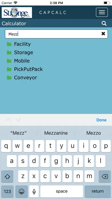 Tangkapan skrin CAPEXCalc