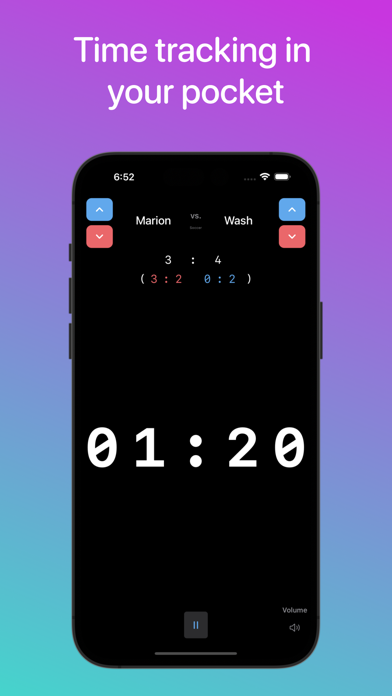 Captures d'écran de Clockey: Easy Scoreboard