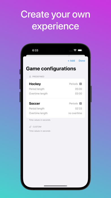 Captures d'écran de Clockey: Easy Scoreboard