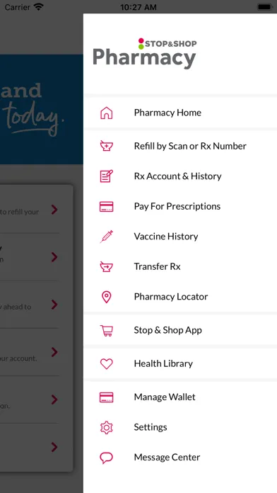 Zrzuty ekranu Stop & Shop Rx