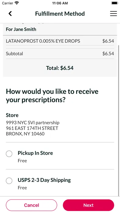 Zrzuty ekranu Stop & Shop Rx