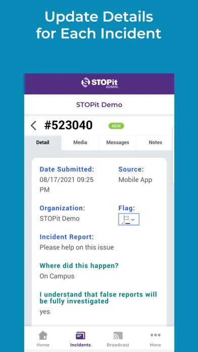 تصاویر STOPit Admin