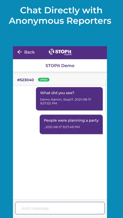 تصاویر STOPit Admin