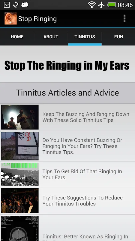 Stop Ringing in My Ears Screenshots