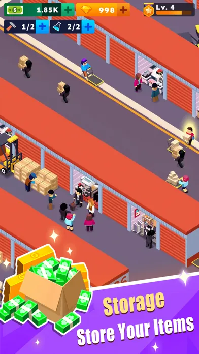 Tangkapan layar Storage Empire-Idle Tycoon