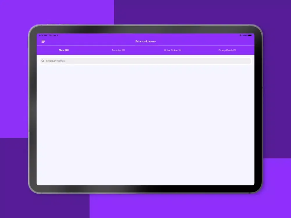 Tangkapan skrin Kadu - Negocios iPad 