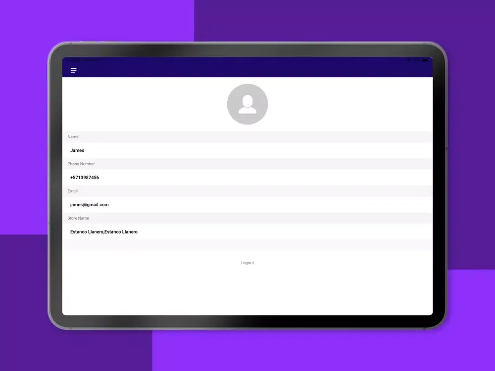 Tangkapan skrin Kadu - Negocios iPad 
