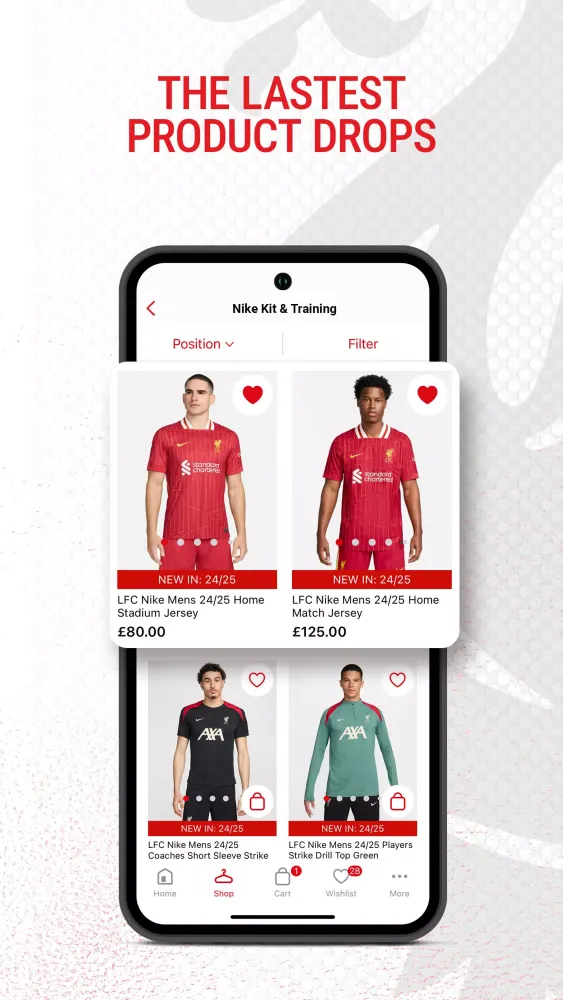 Official Liverpool FC Store Screenshots