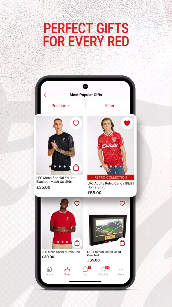 Official Liverpool FC Store Screenshots