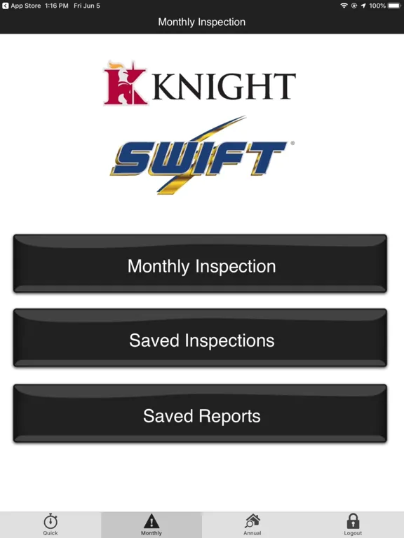 K-S Facility Inspection App iPad  スクリーンショット