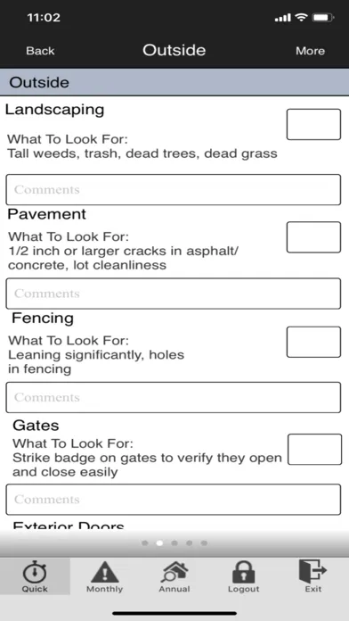 K-S Facility Inspection App スクリーンショット