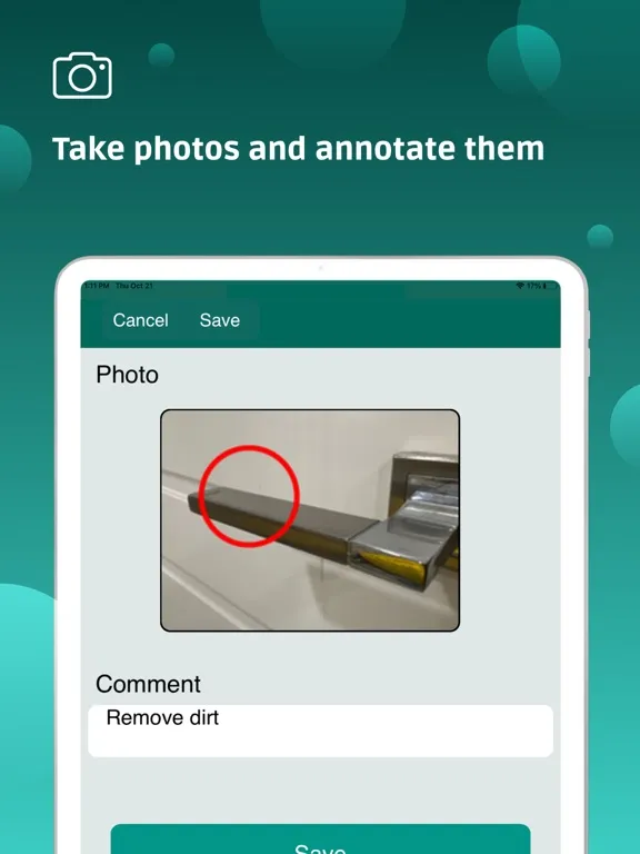 تصاویر Disinfection Checklist COVID19 iPad 