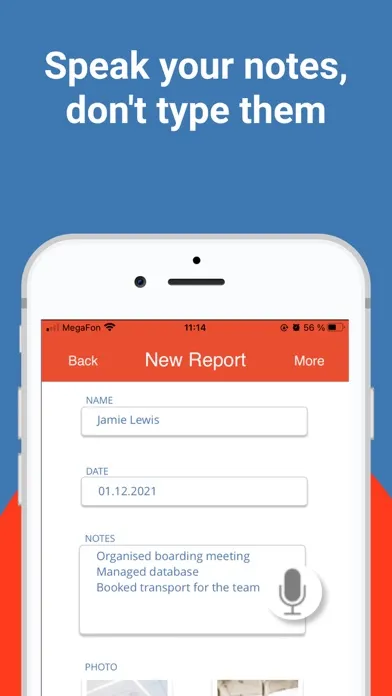 My Daily Report App Screenshots