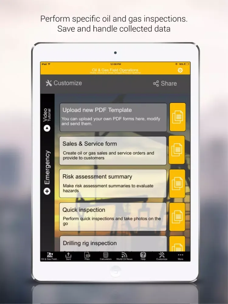 Screenshot di Oil & Gas Field Operations iPad 
