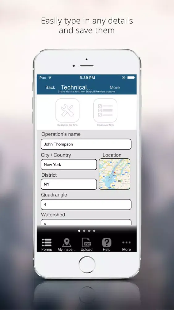 Screenshot di Pipeline Inspection App