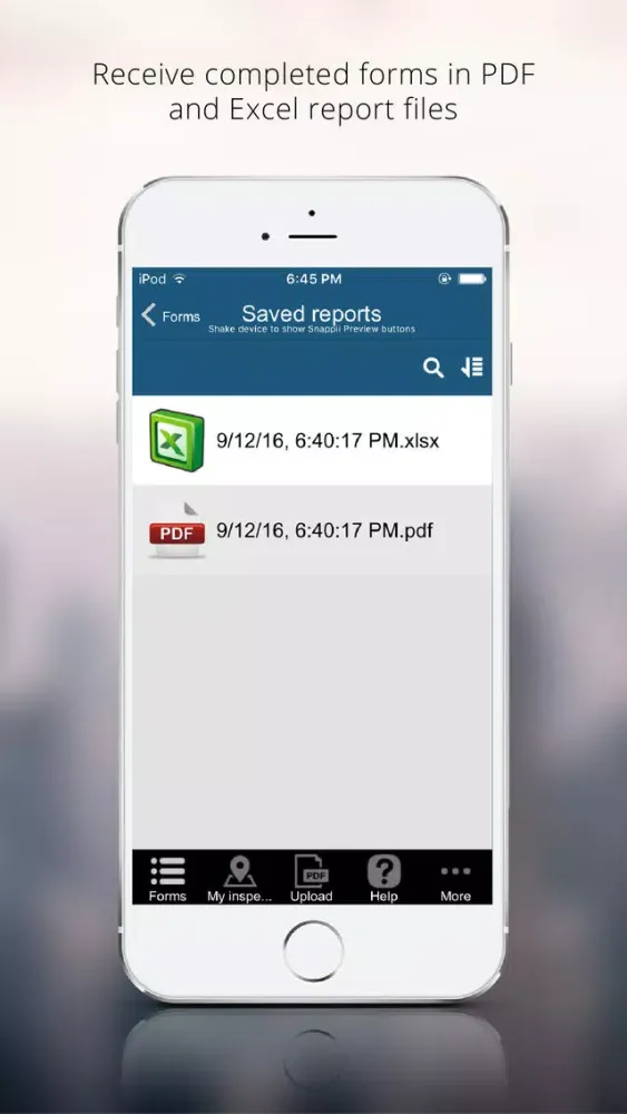 Screenshot di Pipeline Inspection App