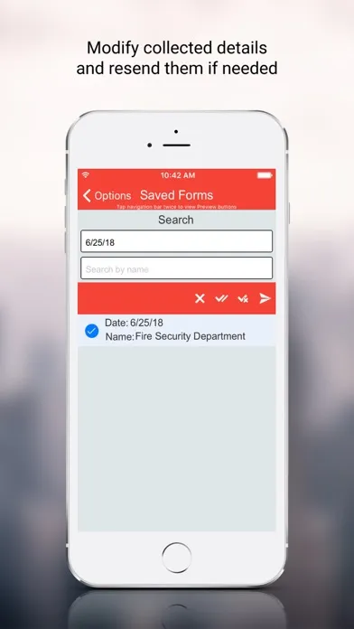 Tangkapan skrin Fire Inspection App