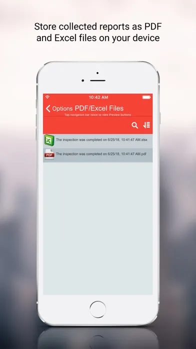 Tangkapan skrin Fire Inspection App