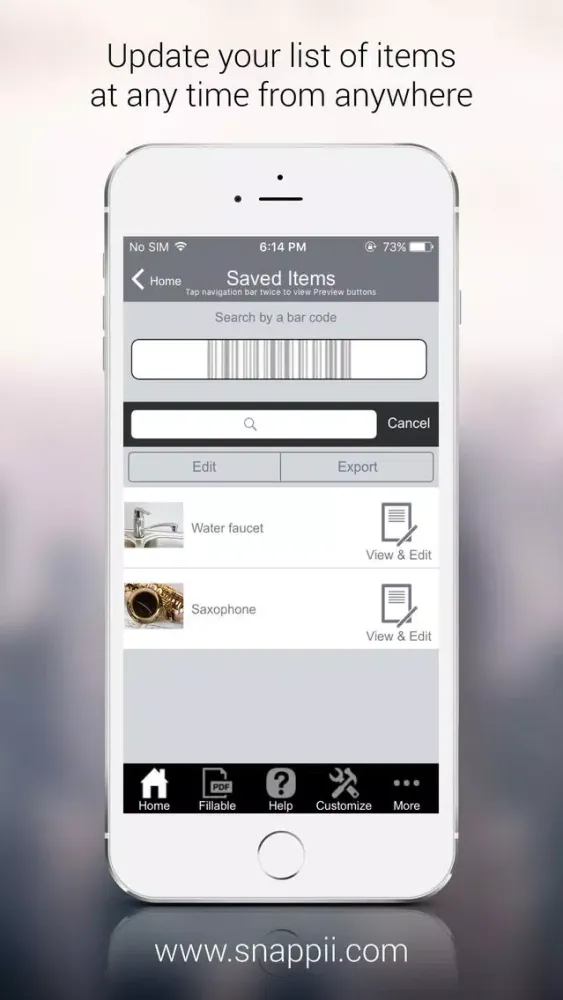 Home Inventory App应用截图