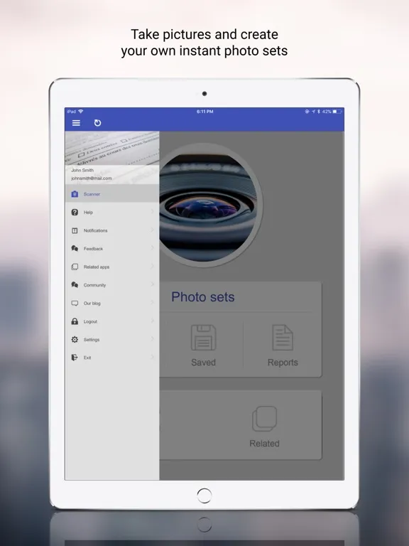 Camera to PDF Scanner App iPad  স্ক্রিনশট