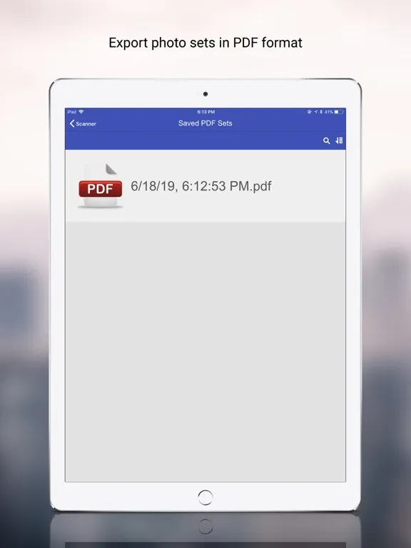 Camera to PDF Scanner App iPad  স্ক্রিনশট