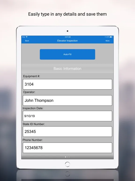Inspect & Maintain Elevators iPad  سکرین شاٹس