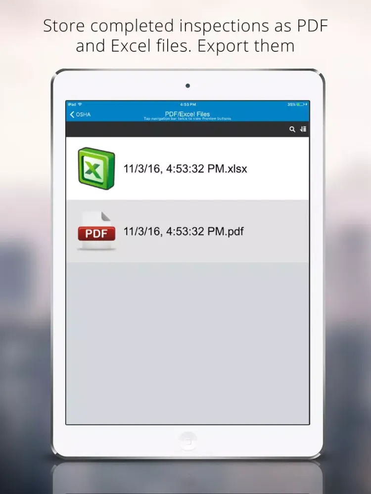 صور OSHA case reporting iPad 